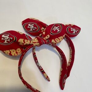 San Francisco 49ers headband , fits adults and children